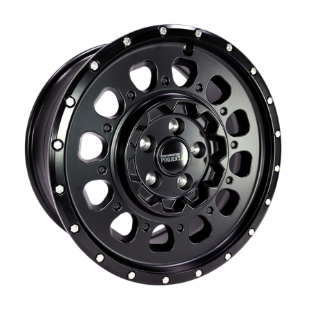 8,5x18 ET50 Twin-Monotube-Projekt-AT3-HD Alufelge in schwarz für Ford Transit Custom II